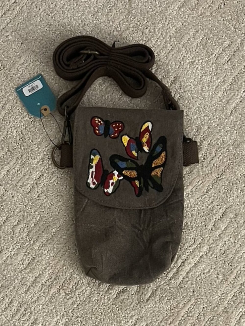 Earthbound Trading Company Butterfly Crossbody Purse